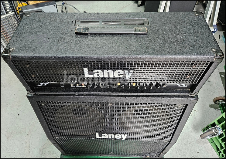 레이니 LX120H + LX412A 중고 기타 앰프--0