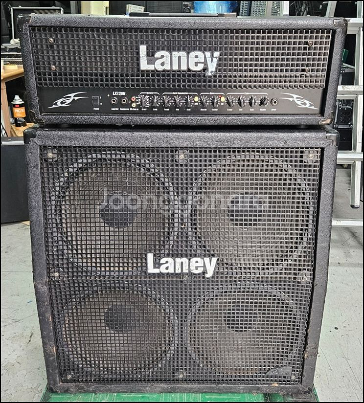 레이니 LX120H + LX412A 중고 기타 앰프--1