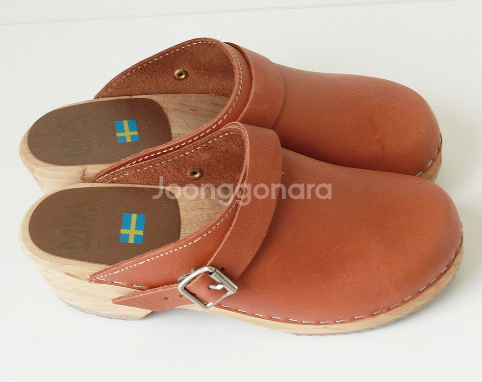 MIA (made in Sweden) 가죽 클로그 뮬--4