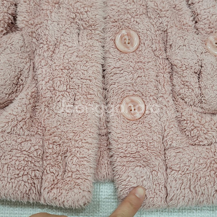 아기 후드 털 조끼 ㅠㅠ 왕 귀여움 ㅠ / 사이즈 90--3