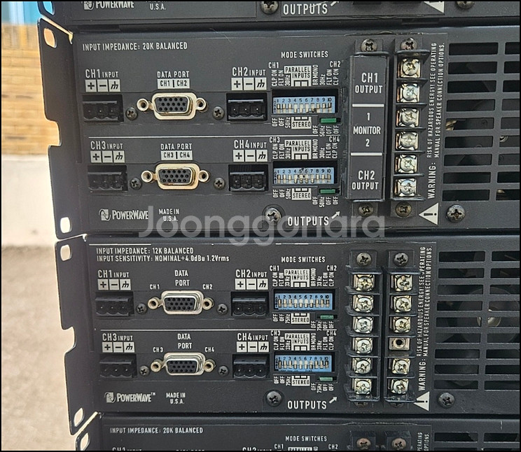 [QSC] DCA1824 중고 4채널 파워앰프--6