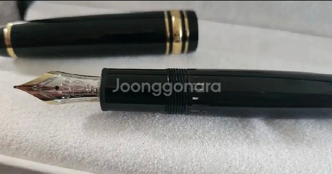 ᆞ몽블랑 마이스터튁 골드 코팅 르그랑 만년필--0