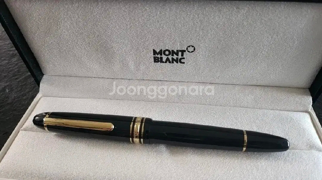 ᆞ몽블랑 마이스터튁 골드 코팅 르그랑 만년필--2