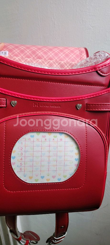 란도셀 초등학생 레드 백팩 책가방--7