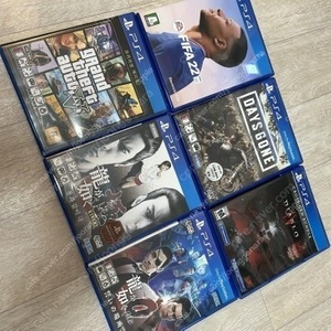 PS4 타이틀 판매(디아블로4, gta5, 용과함께제로