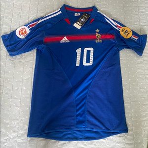 04-06 프랑스 홈 지단 풀패치 축구유니폼