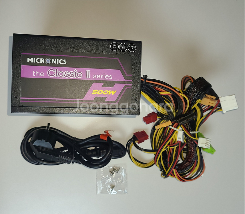 마이크로닉스 classic ii 500w파워 판매합니다--0