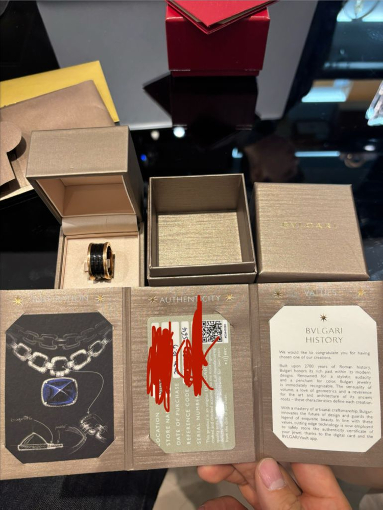 불가리 비제로원 반지 64호 판매 이미지