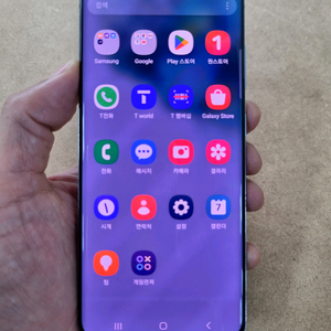 갤럭시S20 블루 128GB SK공기계 중고폰 팝니다