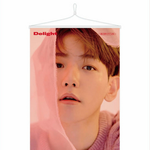 EXO 엑소 백현 딜라잇 월스크롤 포스터