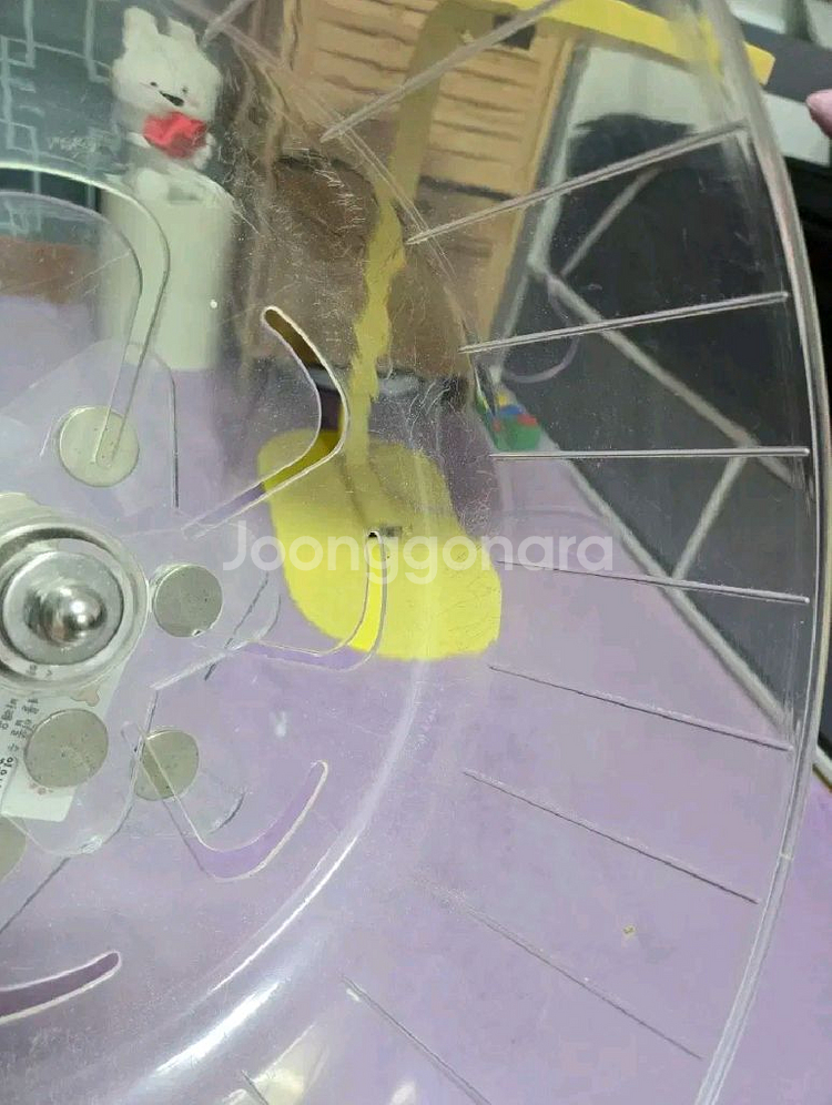 햄스터 쳇바퀴 자석부착형(26cm)--1