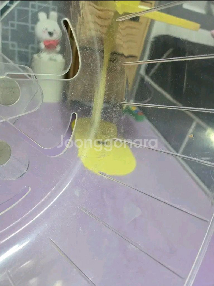 햄스터 쳇바퀴 자석부착형(26cm)--2