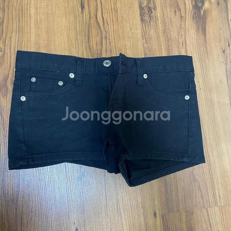 블랙 핫팬츠 데님반바지 일괄만원--4