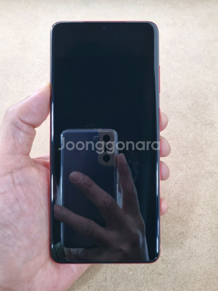 갤럭시S20플러스 레드 256GB KT공기계 중고폰--9