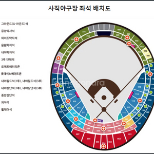 6.1 일 롯데 vs SSG 3연석 중앙상단석056