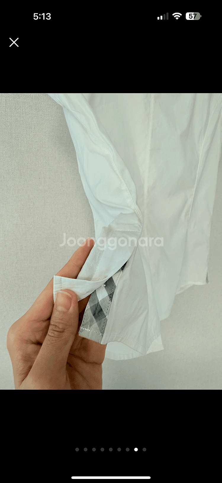 정품 Burberry 블라우스 셔츠 !스카프증정--6