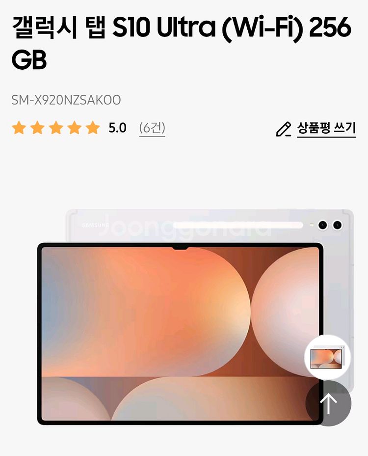 갤럭시 탭 S10 Ultra (Wi-Fi) 256G--0