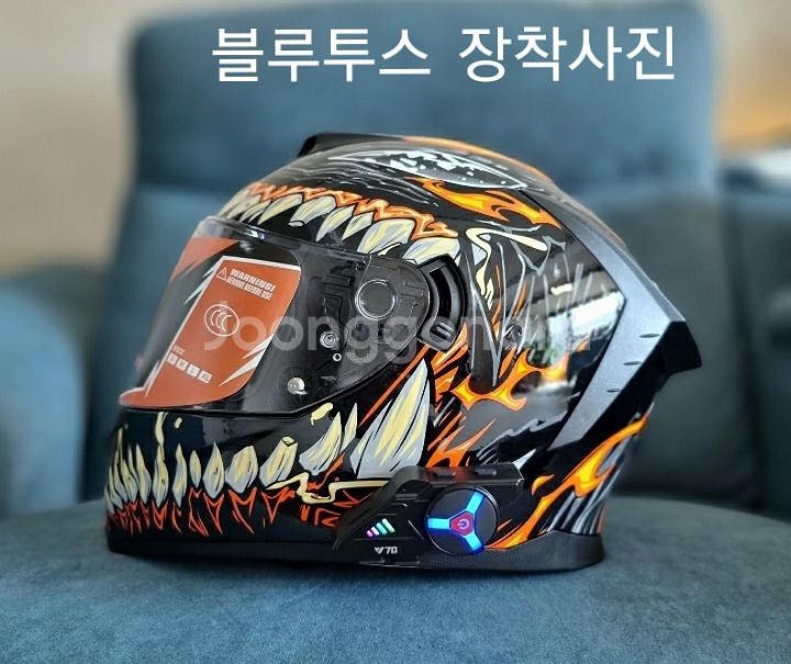 (폐업정리/즉시발송/무료배송) 베놈 오토바이 헬멧--8