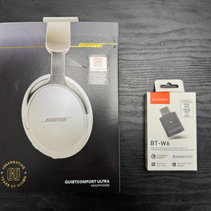 Bose qc울트라 다이아몬드와 BT-W6