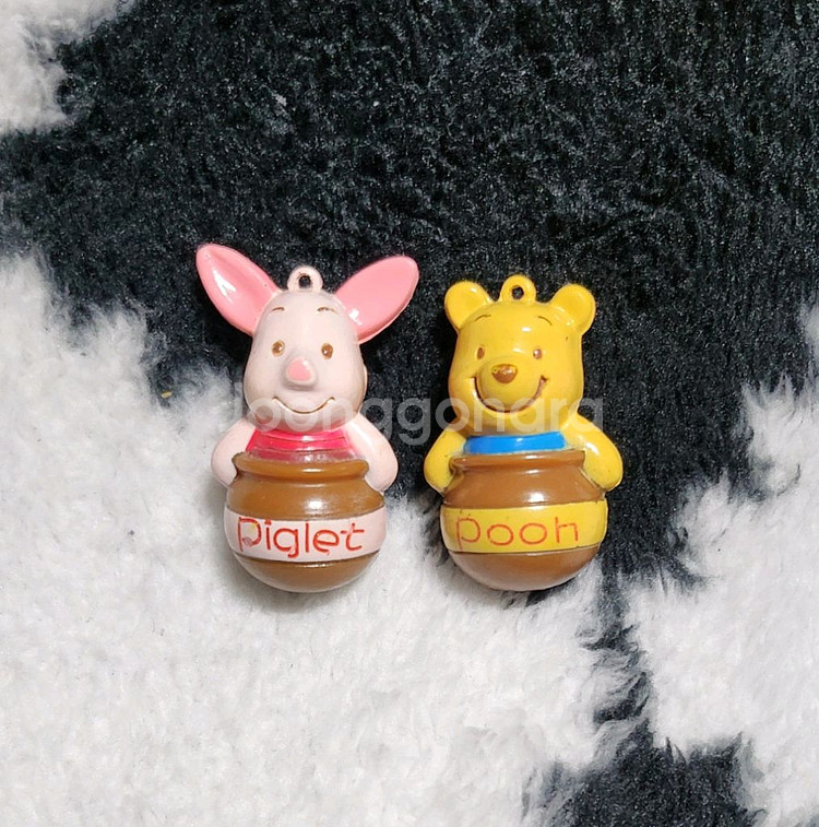 디즈니 곰돌이푸 피글렛 오뚝이 쿠너츠 세트--0