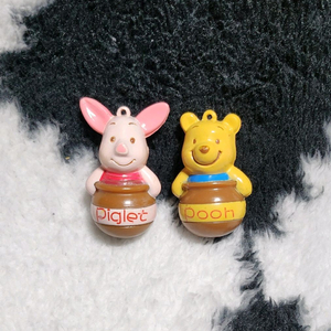 디즈니 곰돌이푸 피글렛 오뚝이 쿠너츠 세트