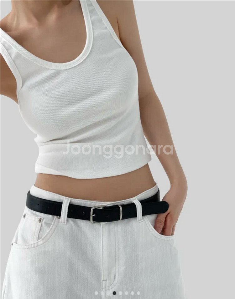 어텀 스쿱 슬리브리스 블랙 나시 피브안--2