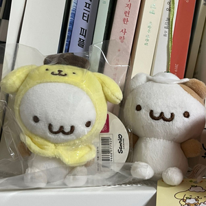 산리오 폼폼푸린 머핀x쿠리링 콜라보 인형
