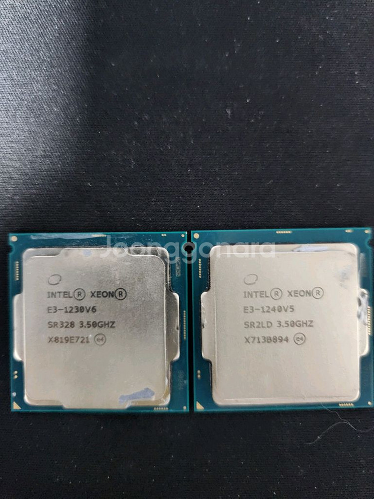 제온 CPU E3 1230 v6, E3 1240v5--0