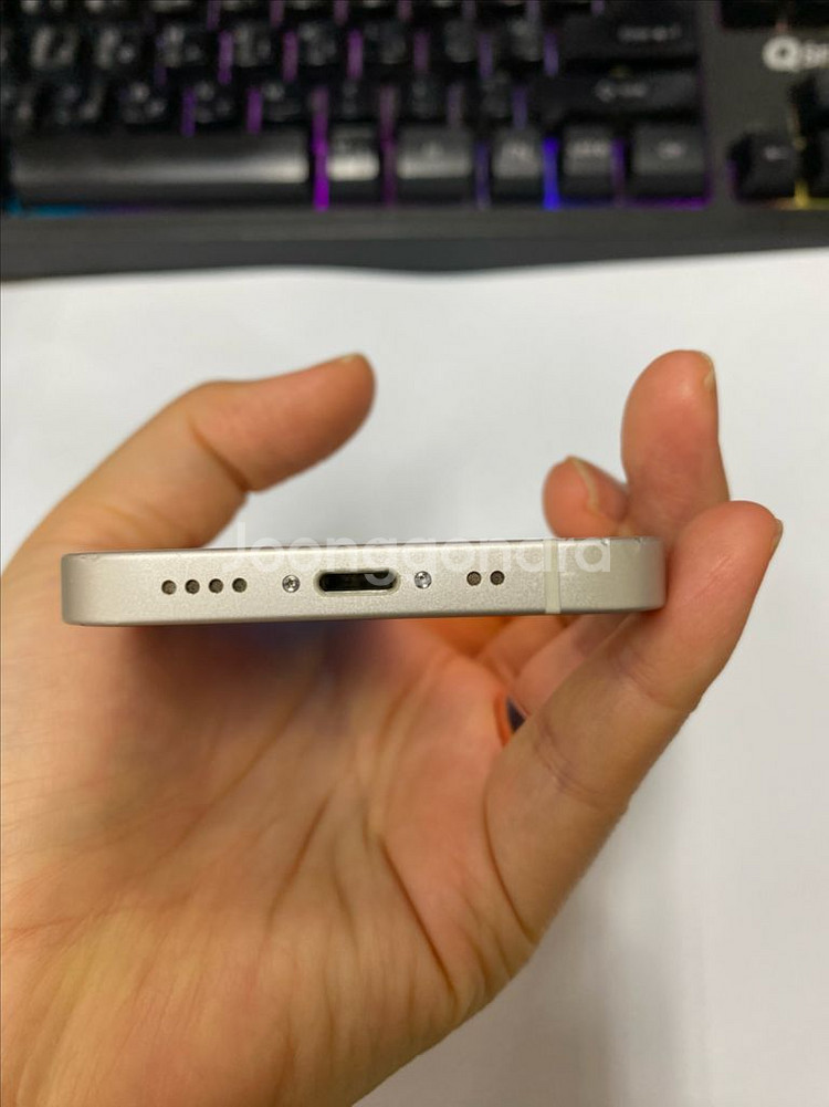 아이폰12미니 화이트 액정SS급 128GB 배터리91%--6