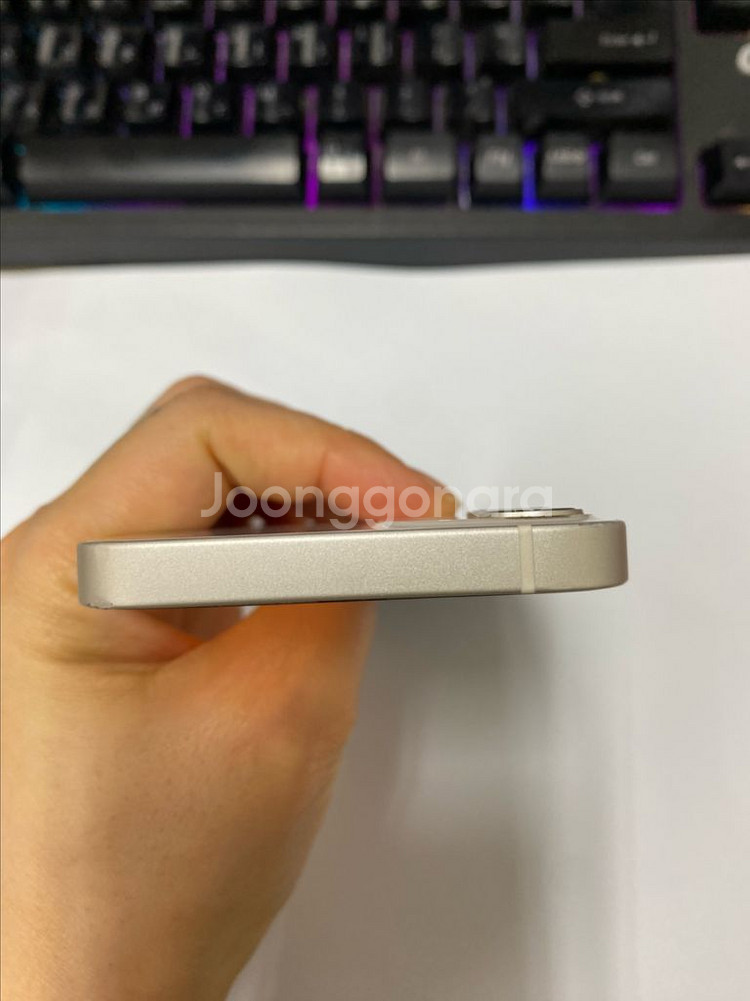 아이폰12미니 화이트 액정SS급 128GB 배터리91%--3