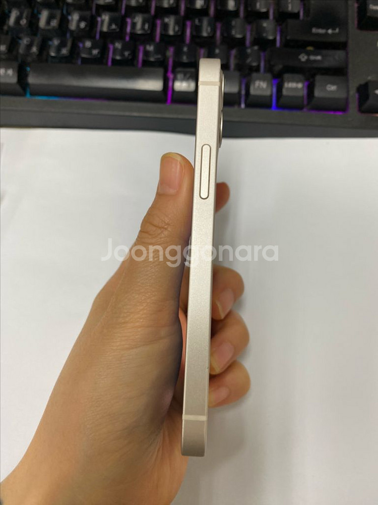 아이폰12미니 화이트 액정SS급 128GB 배터리91%--5