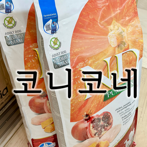 파미나 강아지사료 그레인프리 펌프킨 닭고기&석류 미디움