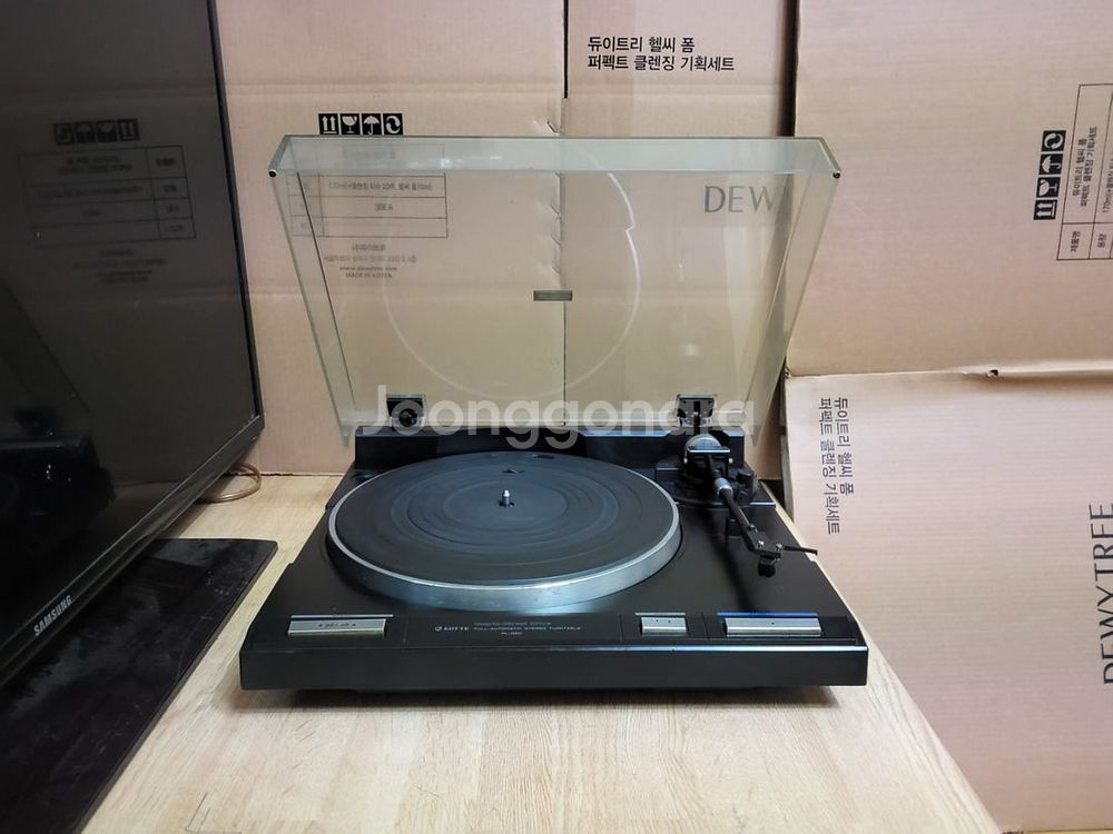 롯데 LP 턴테이블 PL S50 (오디오 앰프 음향기기--2