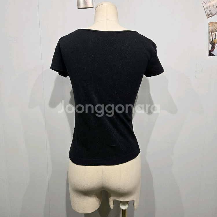 막스앤코 라운드넥 반팔 티셔츠 반팔티 면티 막스마라--1