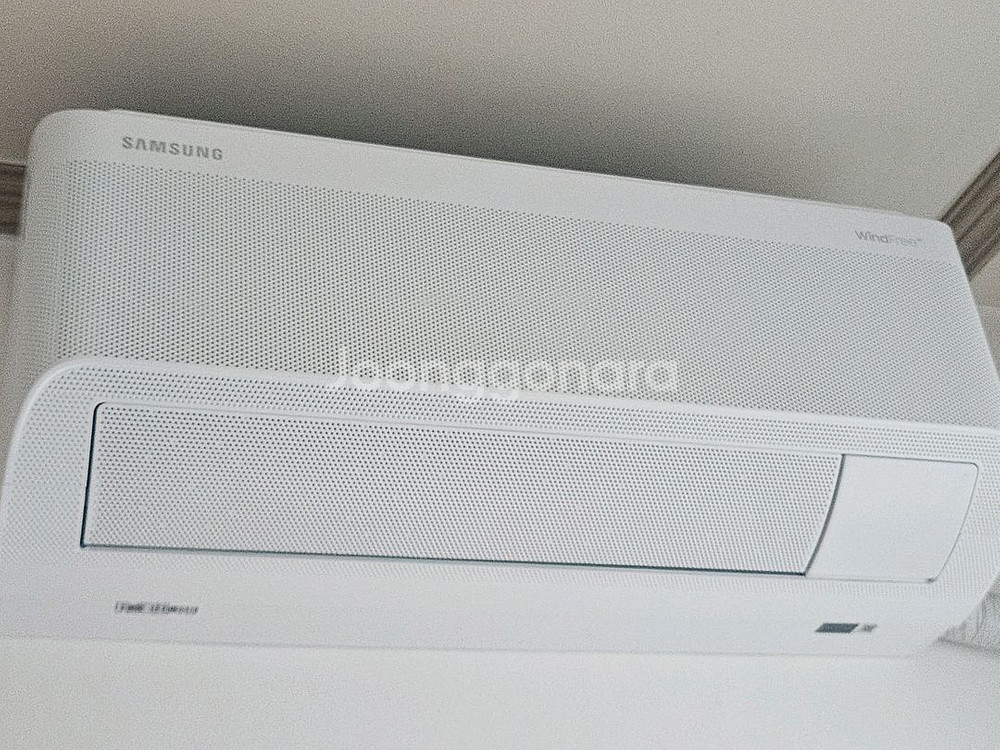 삼성 무풍에어컨 슬림청정 스탠드+별걸이+실외기--1