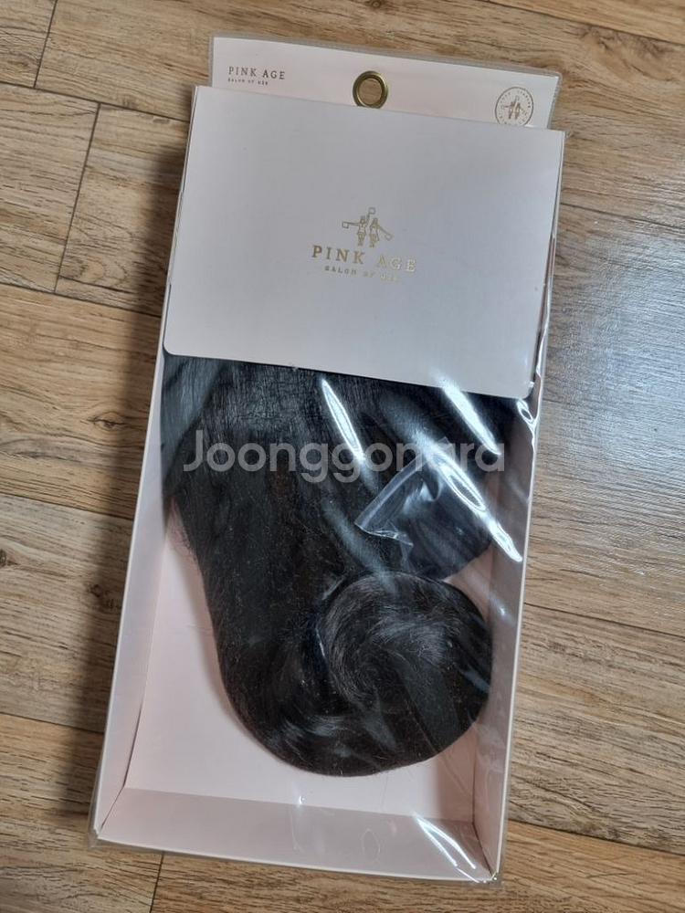 핑크에이지 통가발 자연갈색--0