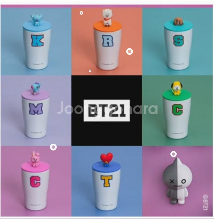 BTS 투썸 캐릭터 텀블러 BT21 치미--2