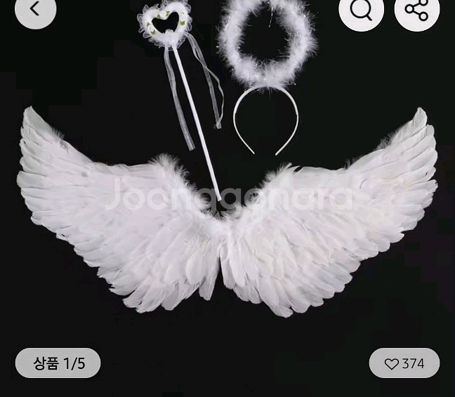 아기 50일, 100일 촬영 소품ㅡ천사 컨셉(판매)--0