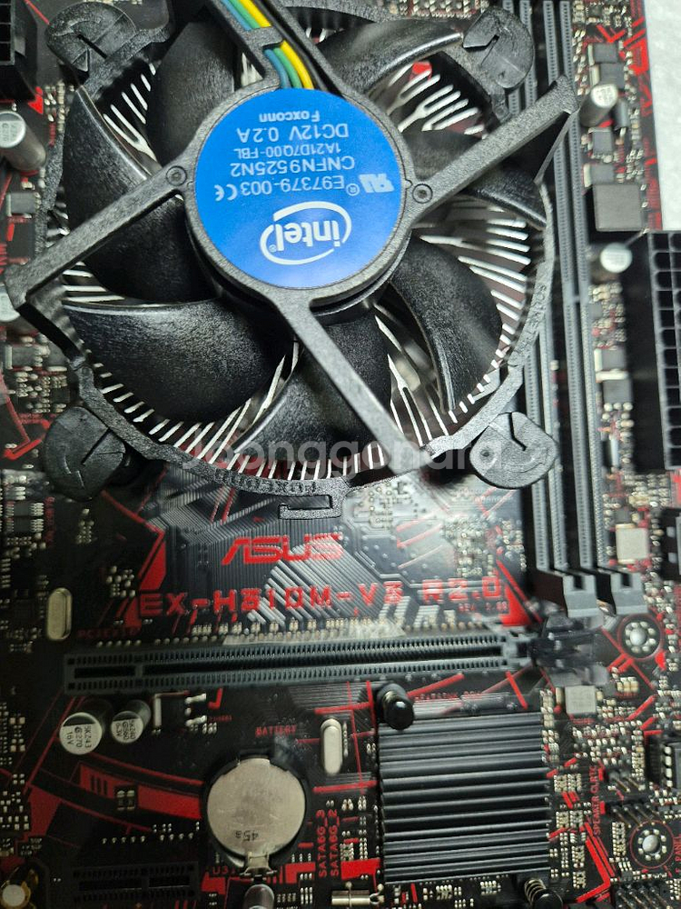 9400f+쿨러 +h310보드 +백패널cd사타설명서--0