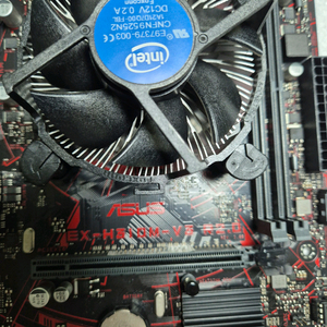 9400f+쿨러 +h310보드 +백패널 cd사타케이블