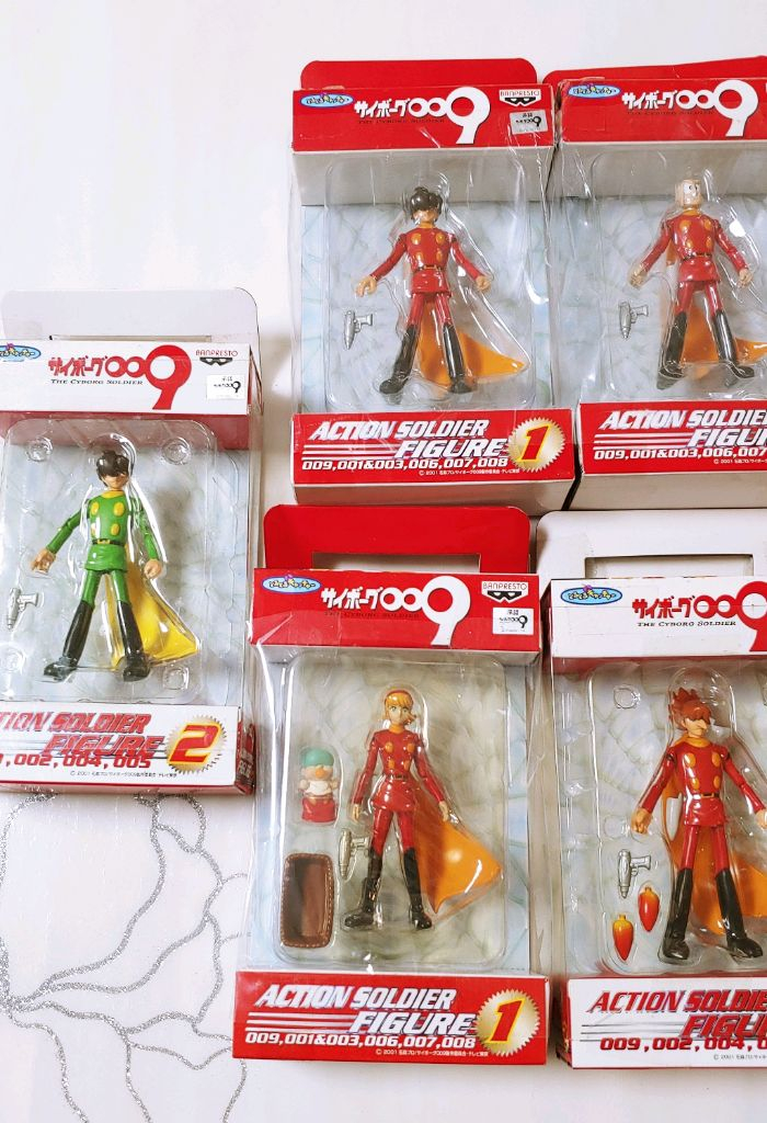 반프레스토 사이보그009 10종 박스세트 피규어--1