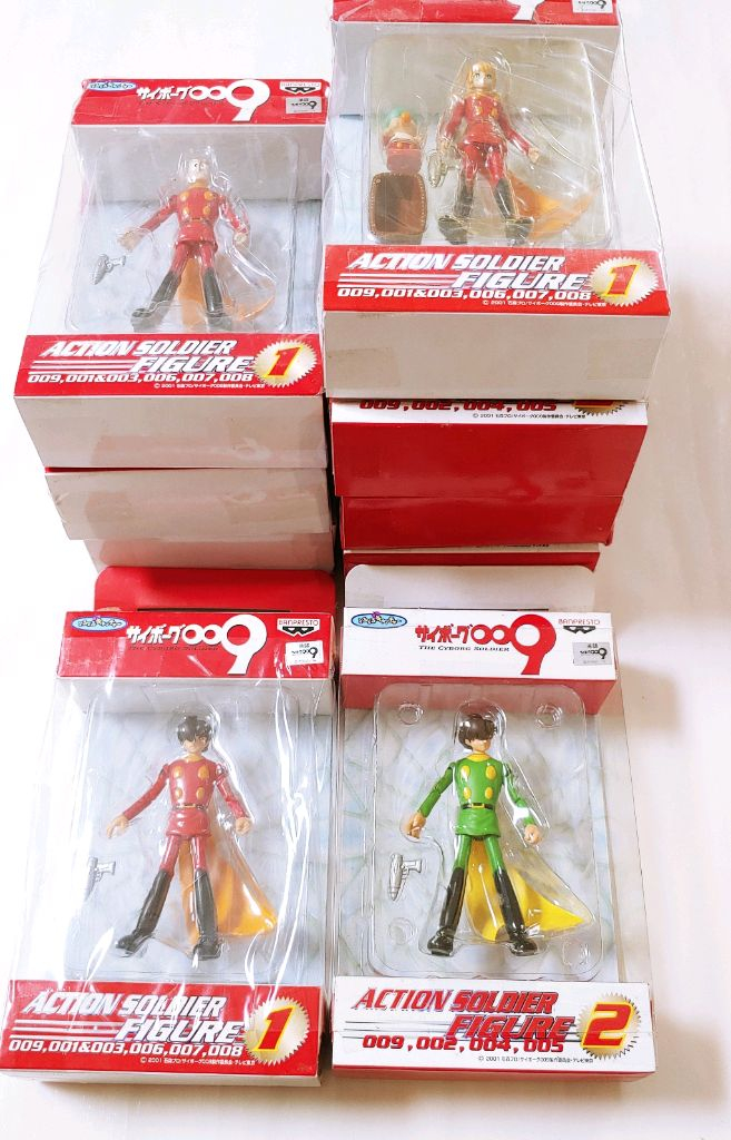 반프레스토 사이보그009 10종 박스세트 피규어--4