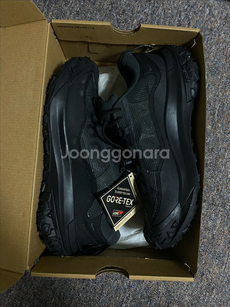 새상품 나이키 ACG 마운틴 플라이 고어텍스 블랙260--0