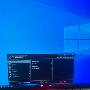 아수스 pg27aqdm 240hz oled 팝니다