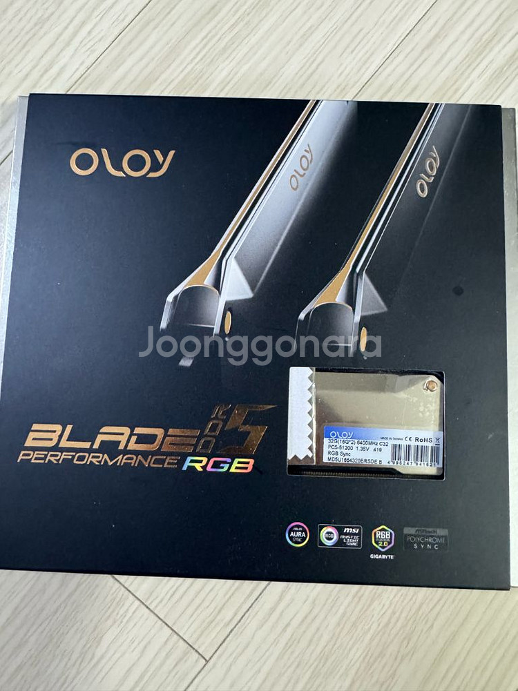 oloy DDR5 32G 6400MHZ CL32 미러--0