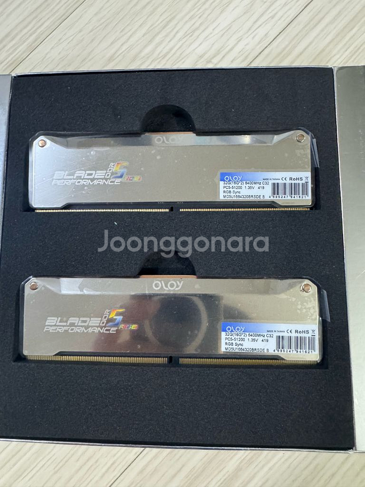 oloy DDR5 32G 6400MHZ CL32 미러--1