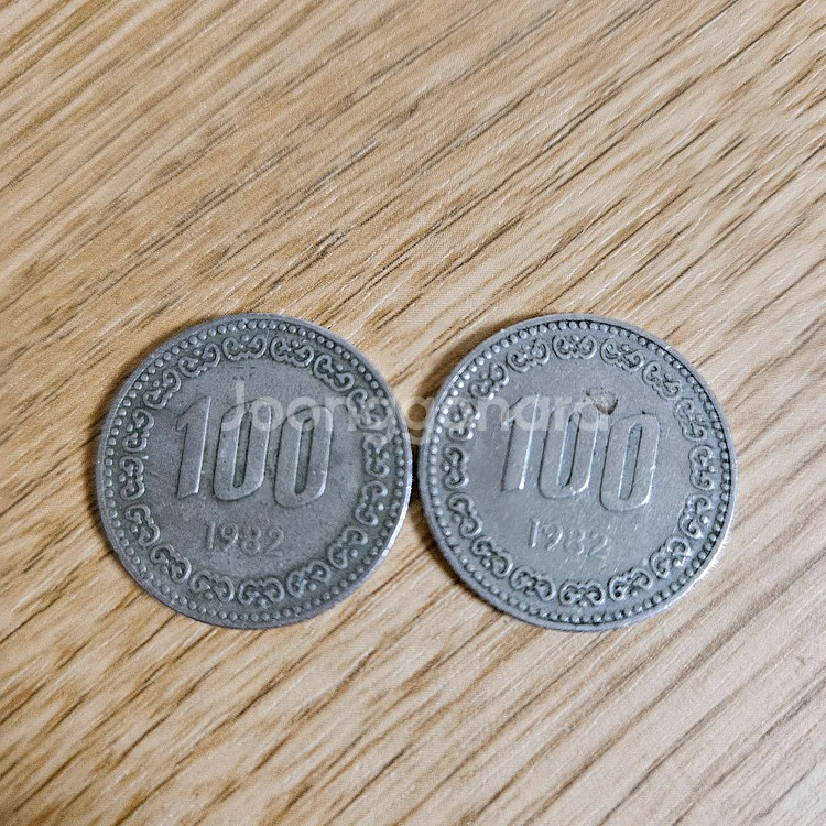 1982년 100원 동전 판매합니다.--1