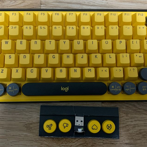 로지텍 pop keys 열로우 블루투스 키보드