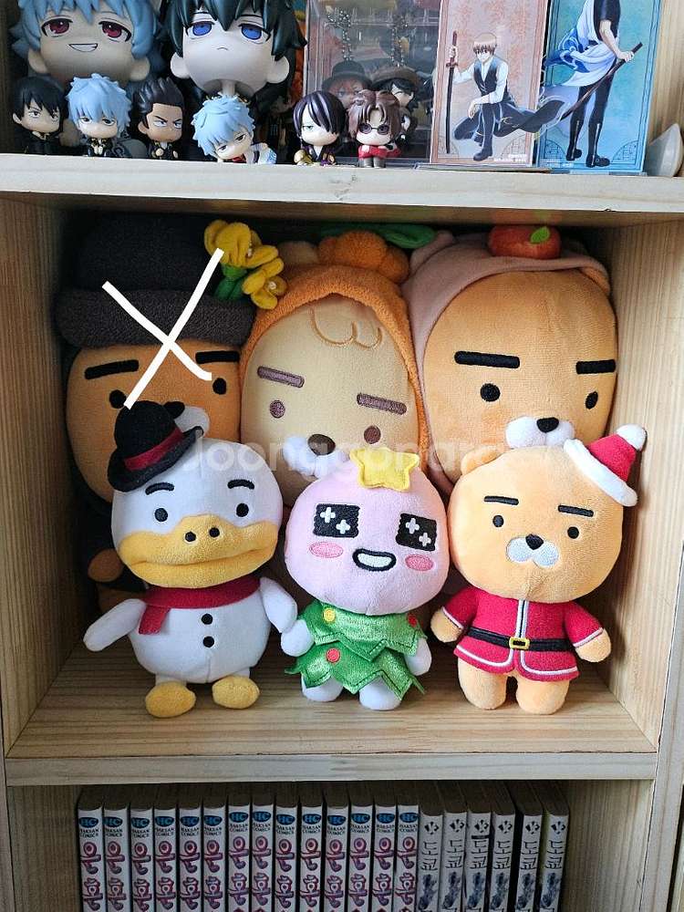 카카오프렌즈 제주 라이언 어피치 튜브 인형 맥도날드--0