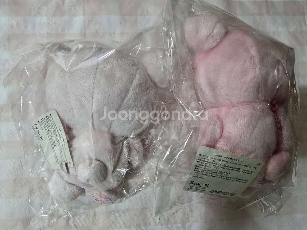 산엑스 리락쿠마 코리락쿠마 벚꽃 봉제인형 세트--1